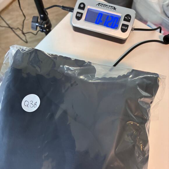 KS Women's Collection Black Pull On Pants Flowy Sheer Lined Swim Cover Beach 14W - Picture 11 of 12